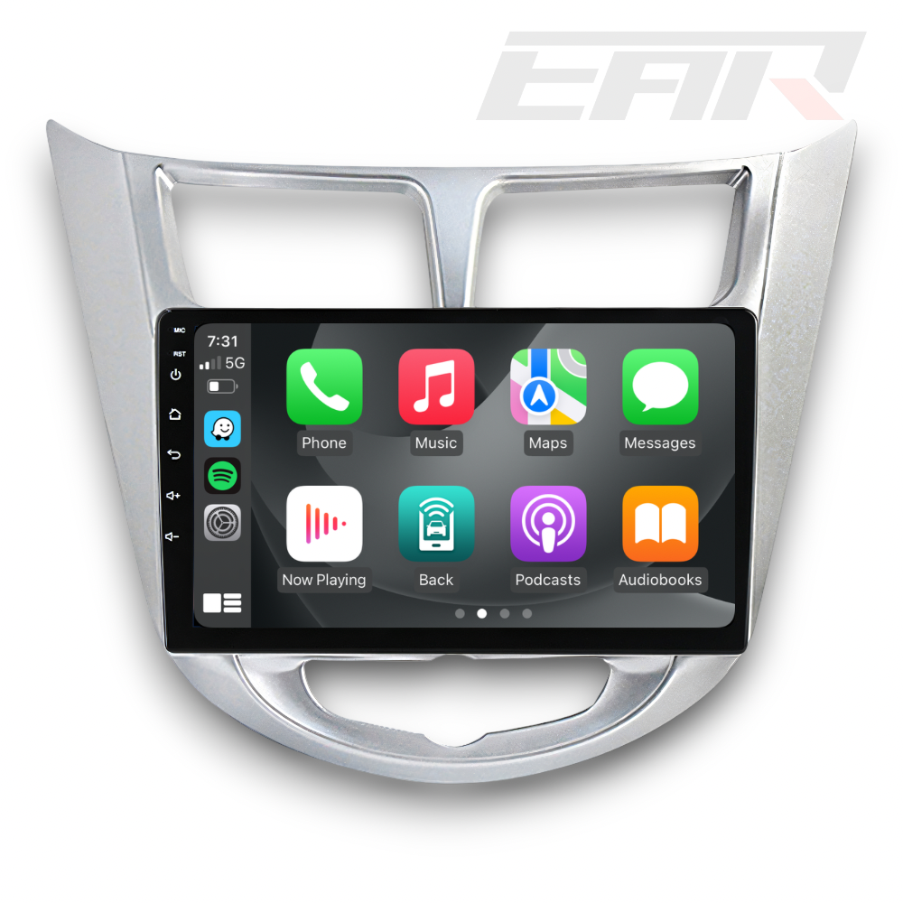 Hyundai Accent/Verna (2011 - 2019) Multimedia 9" Touchscreen Display + Built-In Wireless Carplay & Android Auto