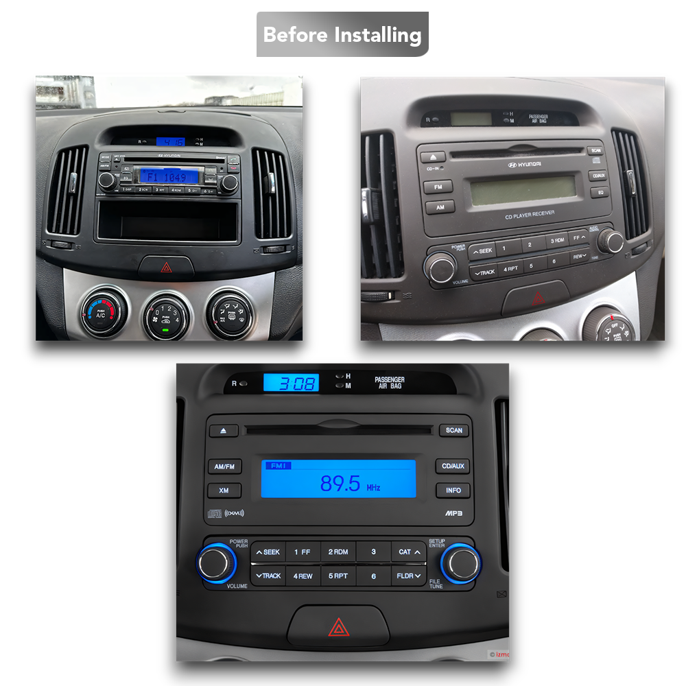 Hyundai Elantra/Avante (2006 - 2011) Multimedia 9" Touchscreen Display + Built-In Wireless Carplay & Android Auto