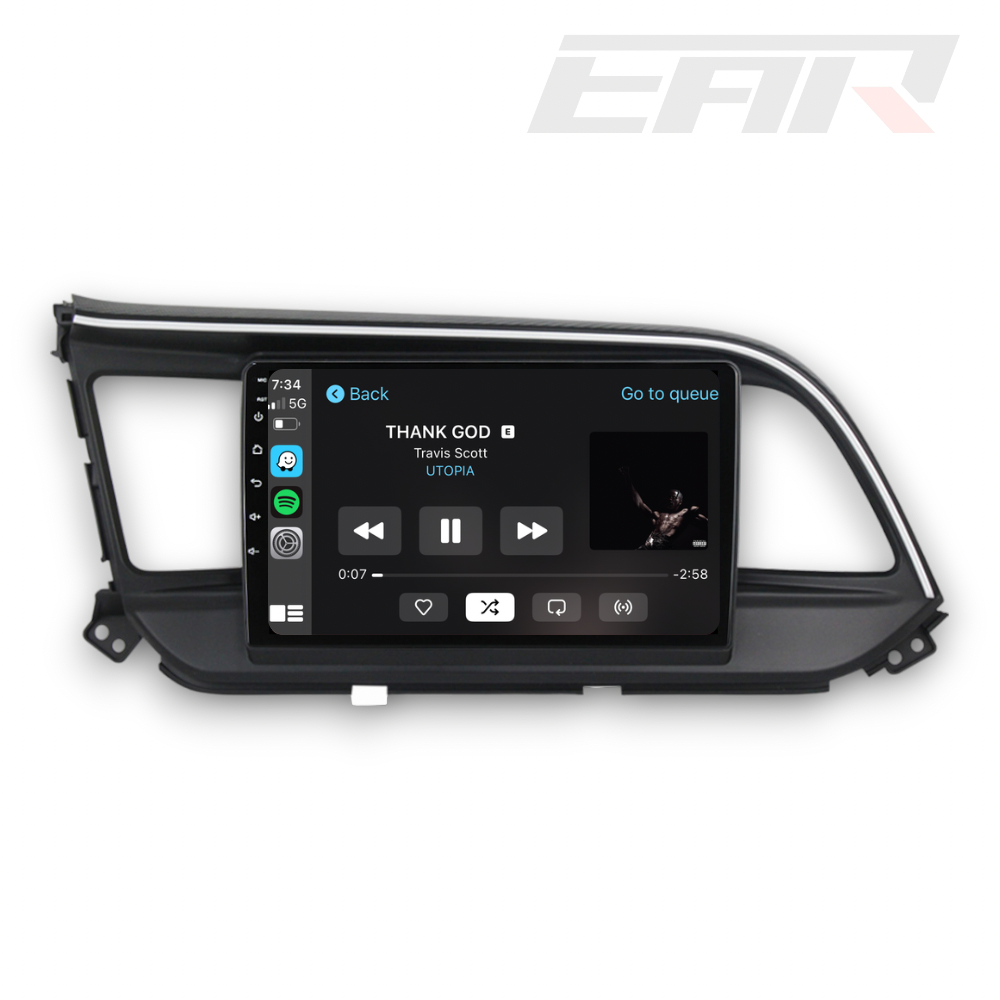 Hyundai Elantra/Avante (2016 - 2020) Multimedia 9" Touchscreen Display + Built-In Wireless Carplay & Android Auto