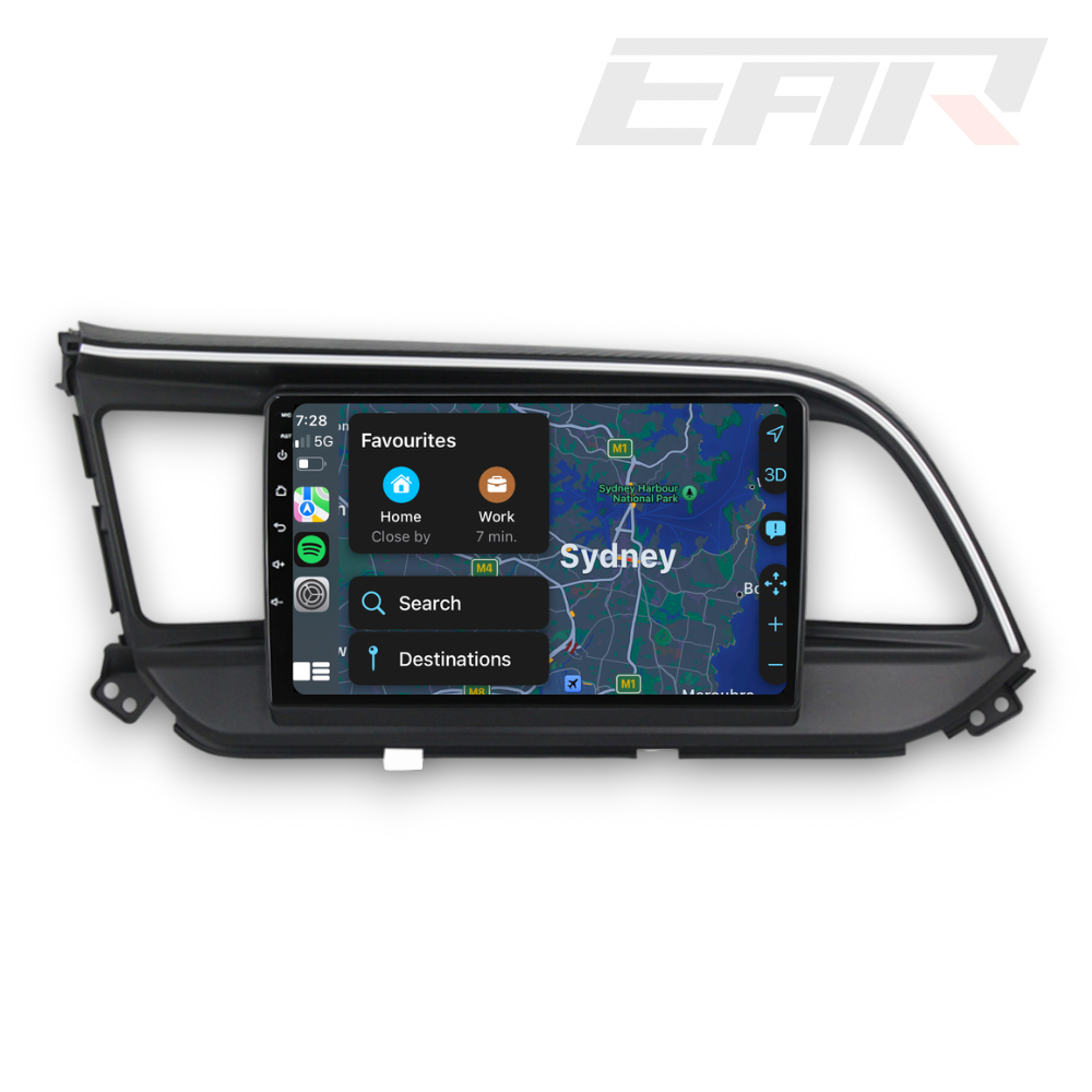 Hyundai Elantra/Avante (2016 - 2020) Multimedia 9" Touchscreen Display + Built-In Wireless Carplay & Android Auto