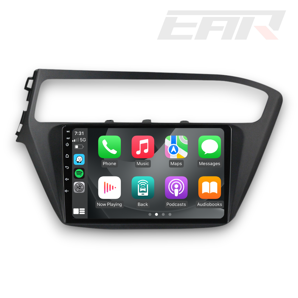 Hyundai i20 (2017 - 2018) Multimedia 9" Touchscreen Display + Built-In Wireless Carplay & Android Auto