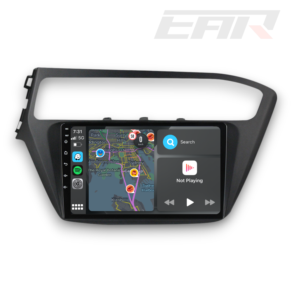 Hyundai i20 (2017 - 2018) Multimedia 9" Touchscreen Display + Built-In Wireless Carplay & Android Auto