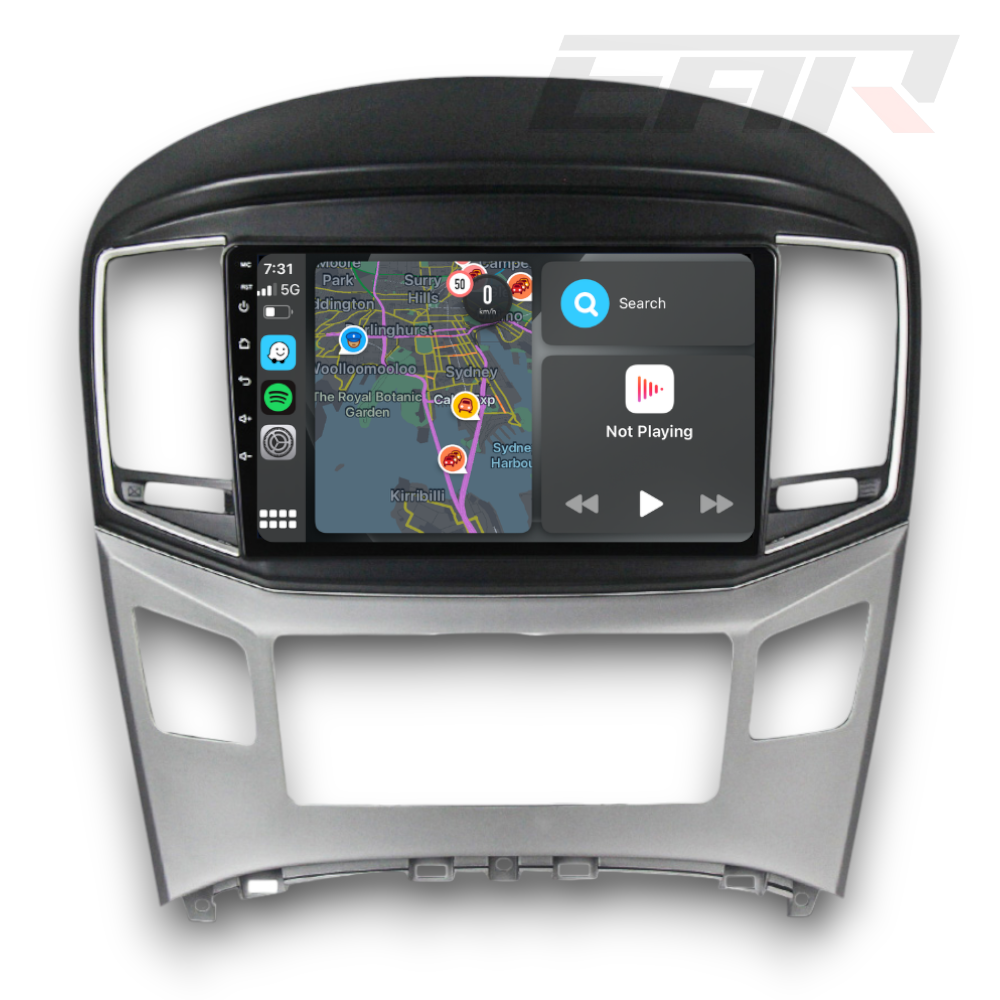 Hyundai iMax (2015 - 2022) Multimedia 9" Touchscreen Display + Built-In Wireless Carplay & Android Auto