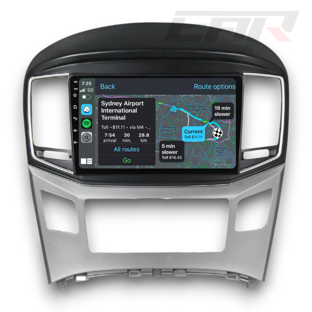 Hyundai iMax (2015 - 2022) Multimedia 9" Touchscreen Display + Built-In Wireless Carplay & Android Auto