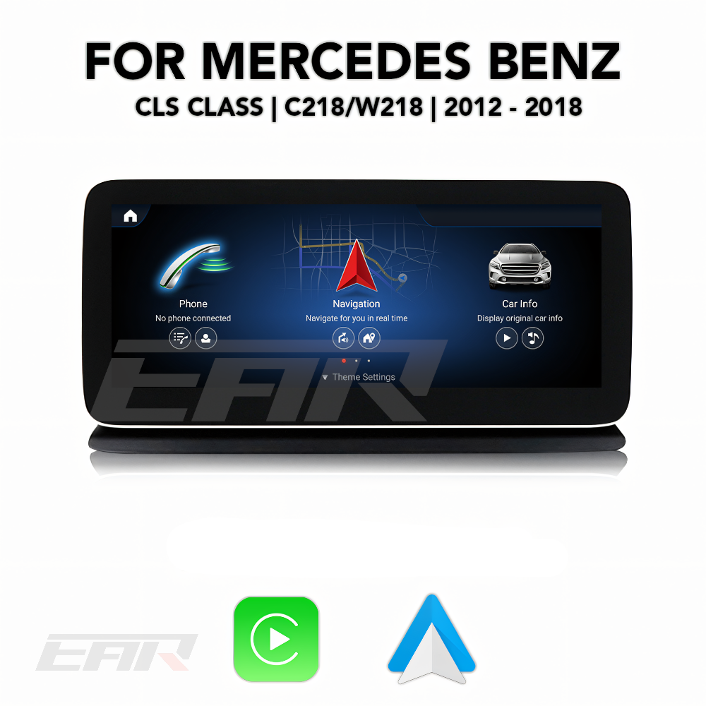 Mercedes Benz CLS Class Android 13.0 (C218/W218) Multimedia 10.25"/12.3" Touchscreen Display + Built-In Wireless Carplay & Android Auto | 2012 - 2018 | LHD/RHD