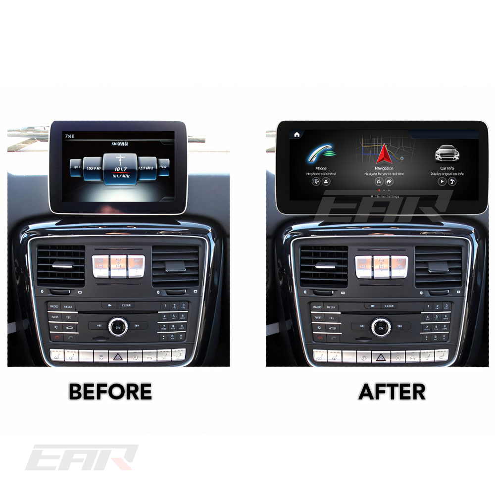 Mercedes Benz G Class Android 13.0 (W461/W463) Multimedia 10.25"/12.3" Touchscreen Display + Built-In Wireless Carplay & Android Auto | 2012 - 2019 | LHD/RHD