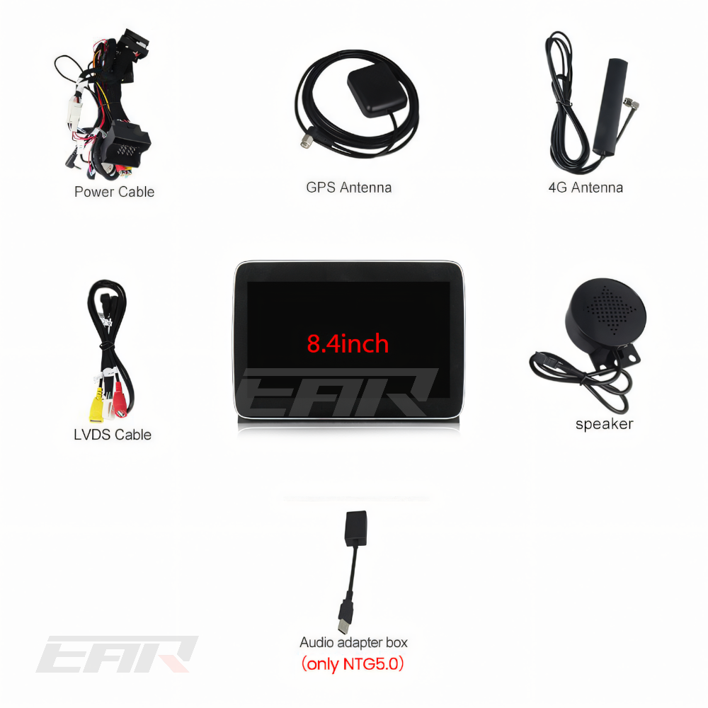 Mercedes Benz GLE/GLS Class Android 13.0 (W166/X166) Multimedia 8.4" Touchscreen Display + Built-In Wireless Carplay & Android Auto | 2016 - 2018 | LHD/RHD