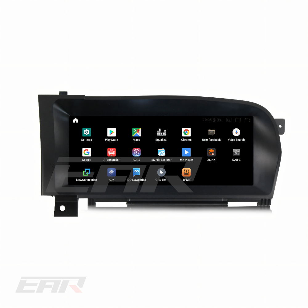 Mercedes Benz S Class Android 13.0 (W221) Multimedia 10.25" Touchscreen Display + Built-In Wireless Carplay & Android Auto | 2006 - 2013 | LHD/RHD