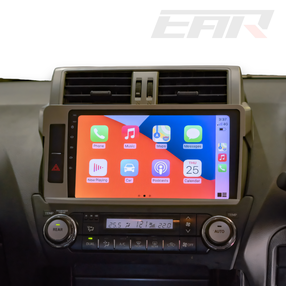 Toyota Prado 150 Series (2013 - 2017) Multimedia 10" Touchscreen Display + Built-In Wireless Carplay & Android Auto