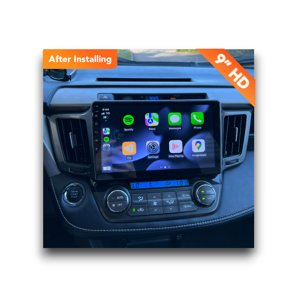 Toyota RAV4 (2013 - 2019) Multimedia 9" Touchscreen Display + Built-In Wireless Carplay & Android Auto
