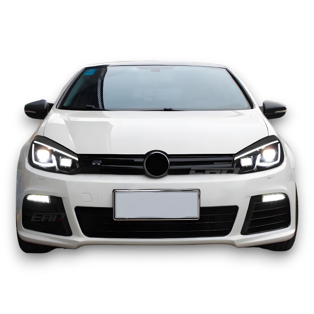 Volkswagen Golf Mk6 Xenon Angel LED Headlights (2009 - 2012)