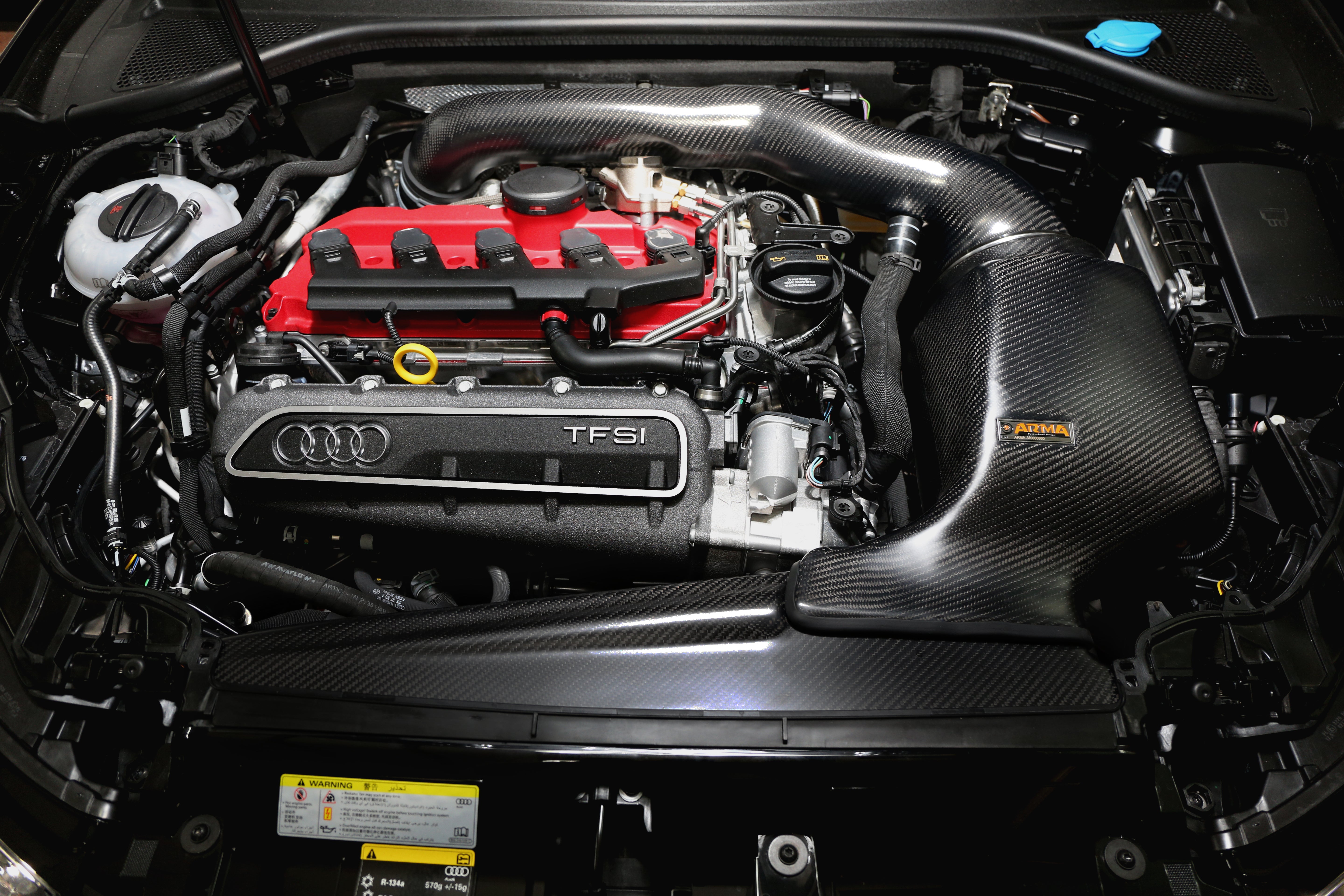 ARMASPEED Audi RS3 | 8.5V | Carbon Fiber Cold Air Intake