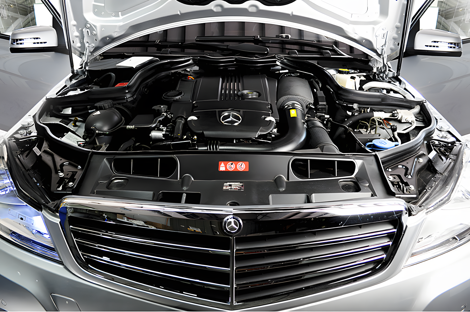 ARMASPEED Mercedes-Benz C Class / E Class | C180 / C200 / C250 / E200 / E250 | W204 / W212 (M271) | Carbon Fiber Cold Air Intake
