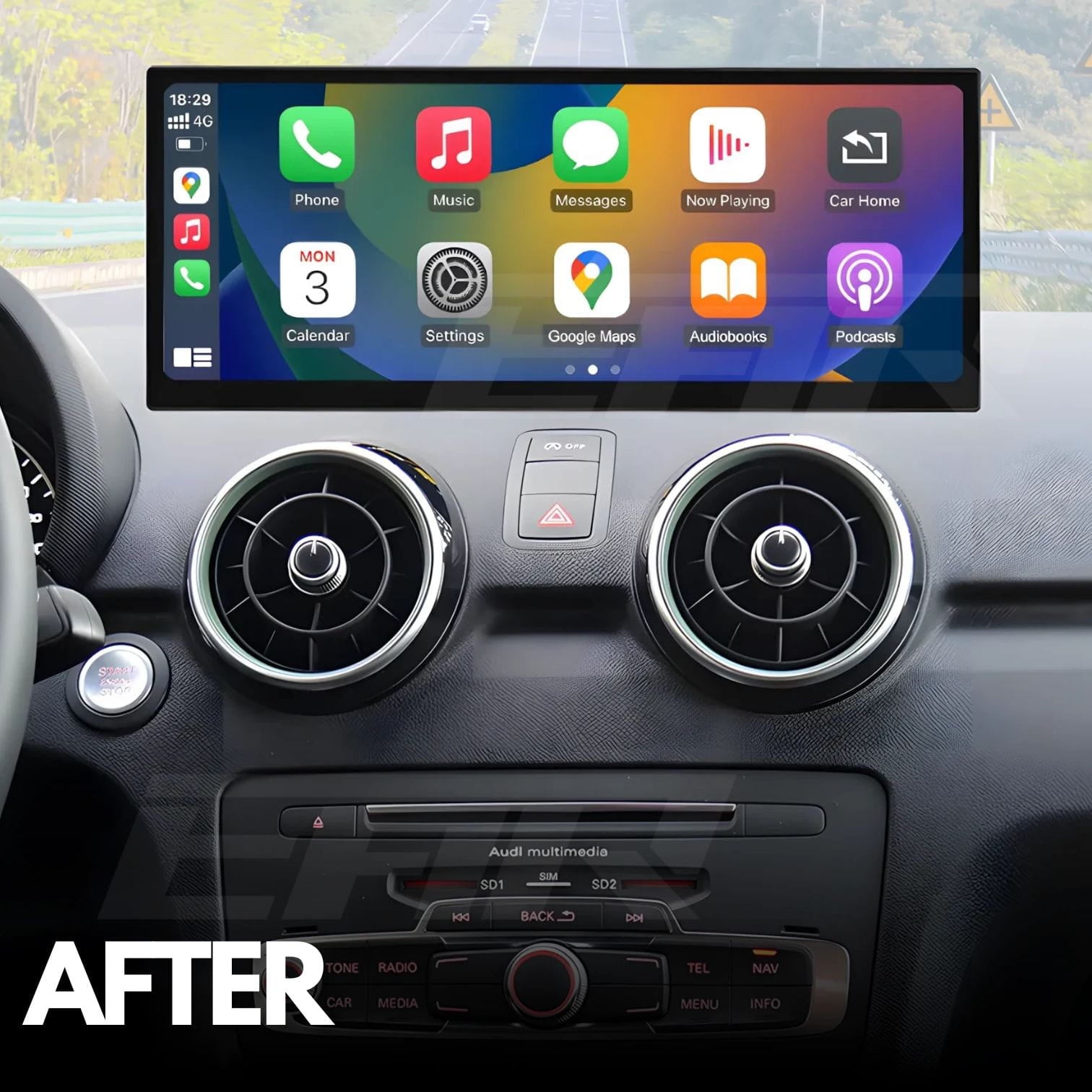 Audi A1 / S1 | 8X | 12.3" Linux CarPlay/Android Touchscreen Display | 2010 - 2018