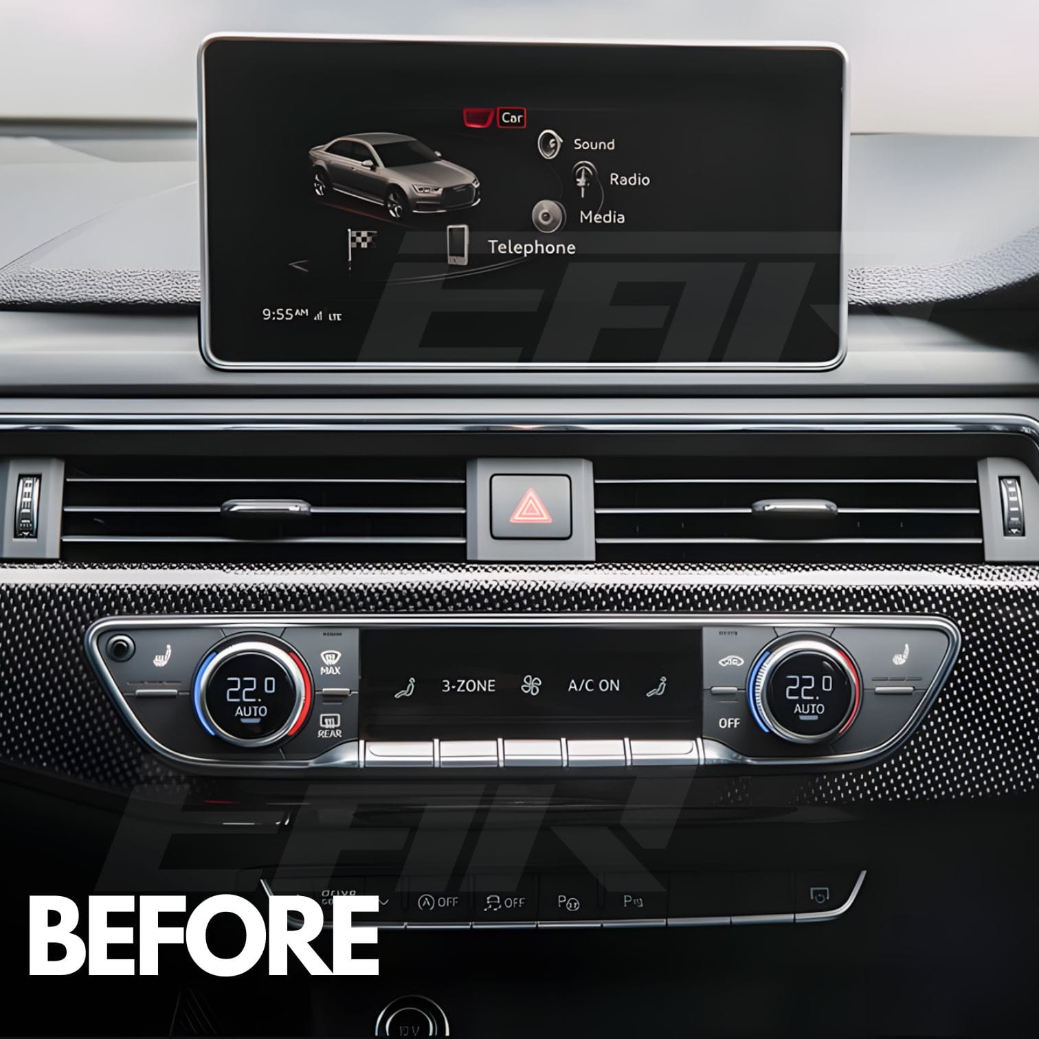 Audi A4 / S4 / RS4 / A5 / S5 / RS5 | B9 | 12.3" Linux CarPlay/Android Touchscreen Display | 2016 - 2019