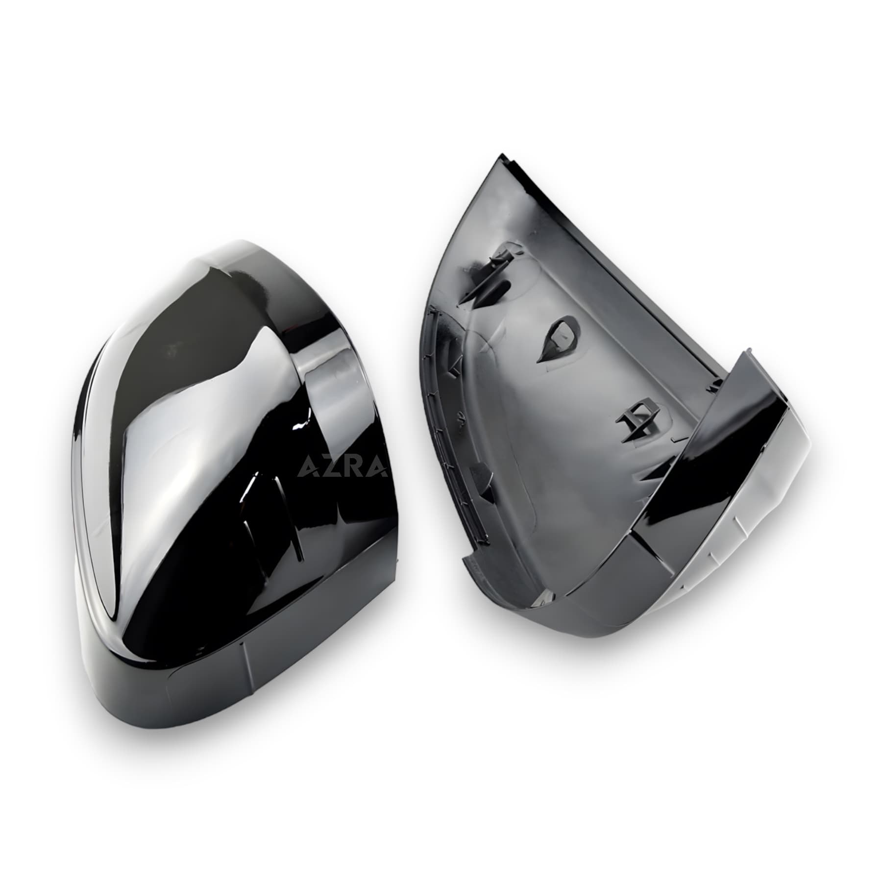 AZRA Audi A4 / S4 / RS4 / A5 / S5 / RS5 | B9 | Gloss Black / Carbon Print Mirror Caps | 2016 - 2020 Gloss Black Without Lane Assist Hole