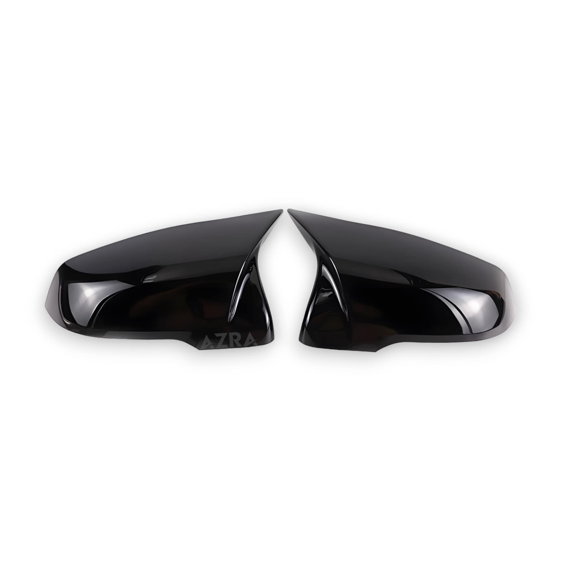 AZRA BMW 1/2 Series X1/X2 | F39/F40/F44/F48/F49 | Gloss Black / Carbon Look Mirror Caps | 2016 - 2023 Gloss Black