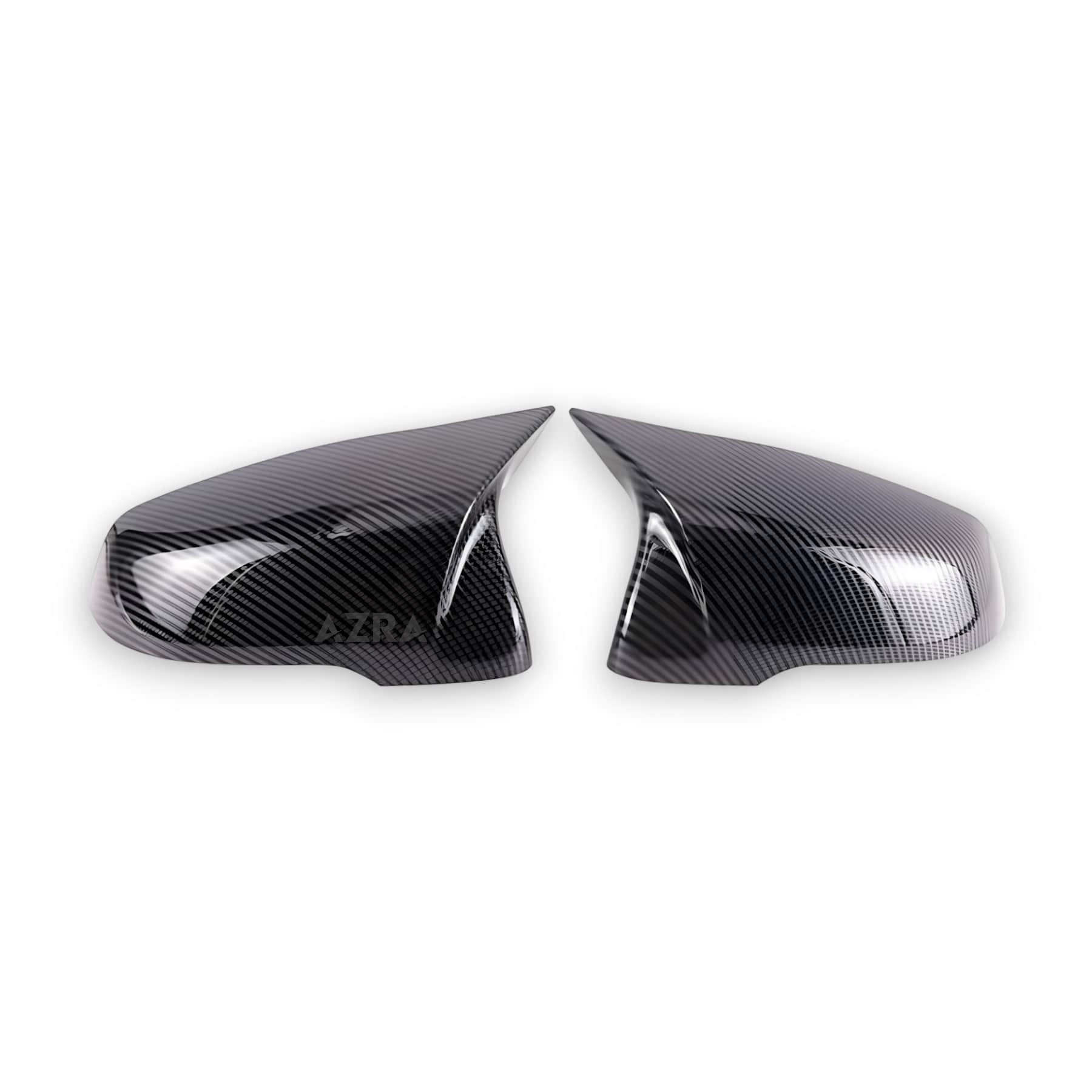 AZRA BMW 1/2 Series X1/X2 | F39/F40/F44/F48/F49 | Gloss Black / Carbon Look Mirror Caps | 2016 - 2023 Carbon Look