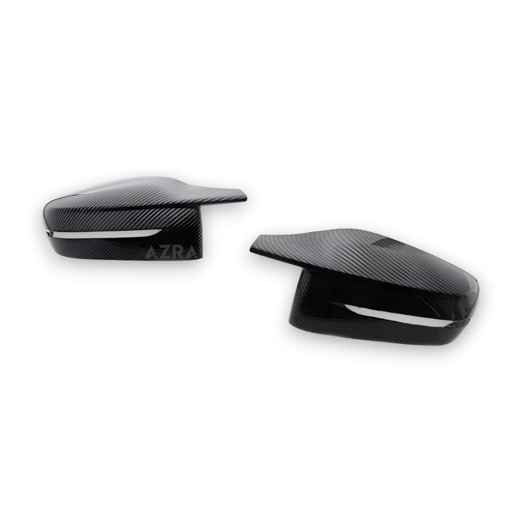 AZRA BMW 2 / 3 / 4 / 5 / 7 / 8 Series | G1X / G2X / G3X / G4X | Gloss Black / Carbon Print Mirror Caps | 2017 - 2023 Carbon Print