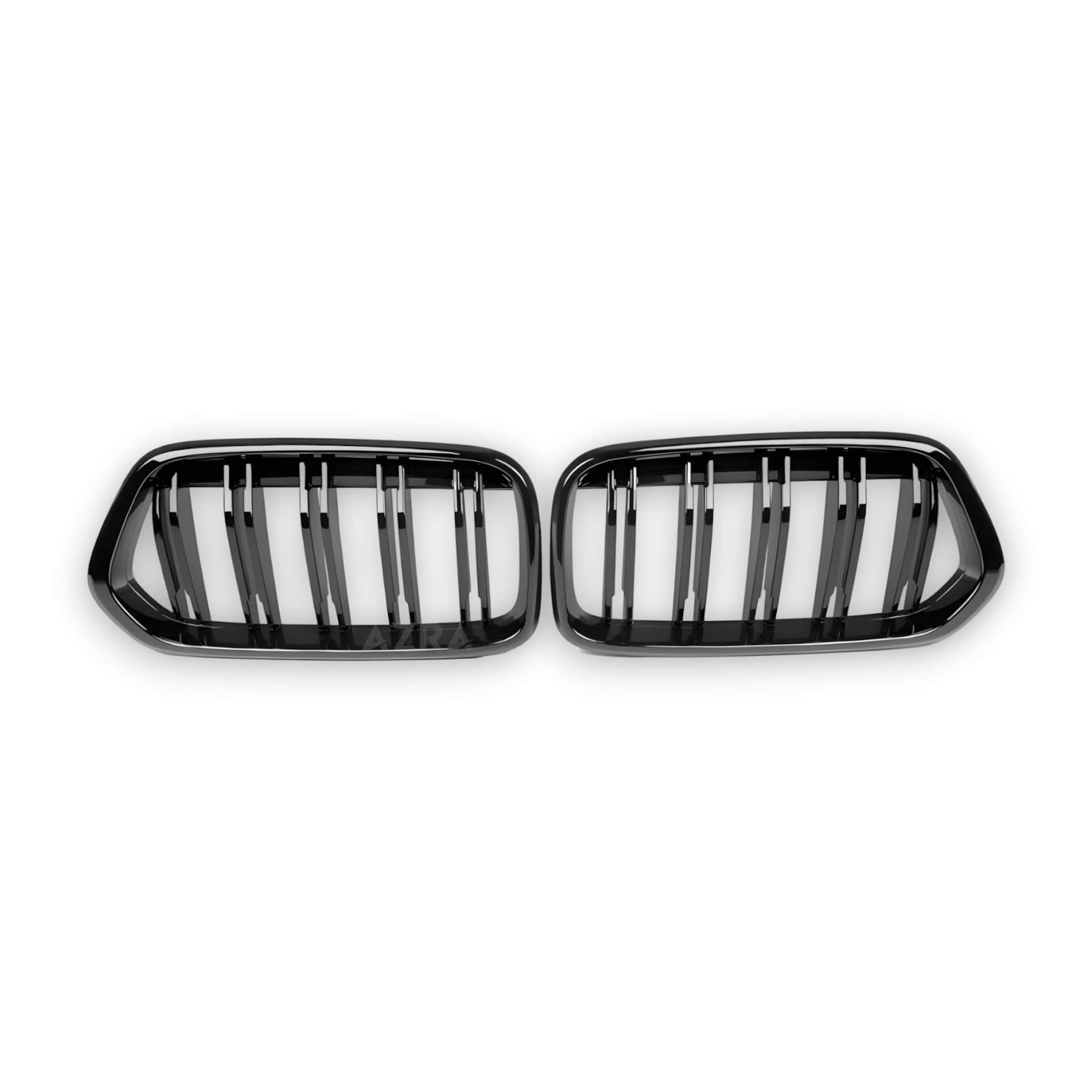 AZRA BMW X2 | F39 | Gloss Black Front Grilles | 2018 - 2023 Dual Slat