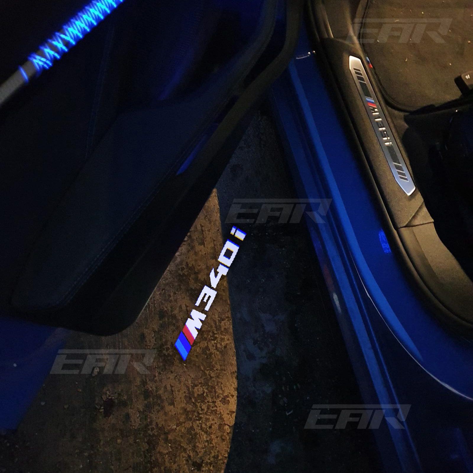 BMW LED Car Door Welcome Logo Shadow Lights | G Chassis M340i Logo