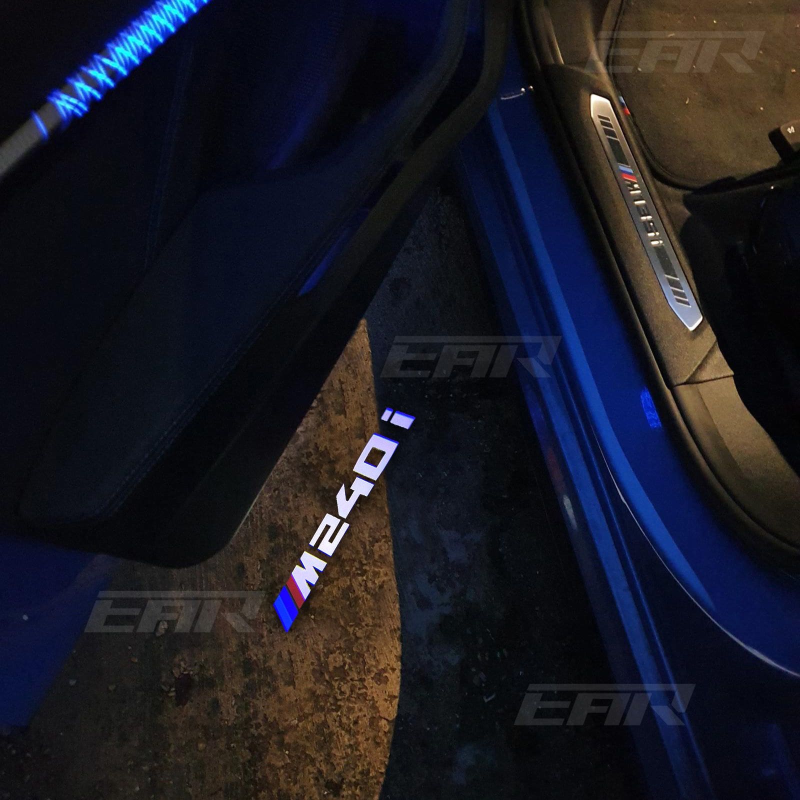 BMW LED Car Door Welcome Logo Shadow Lights | G Chassis M240i Logo