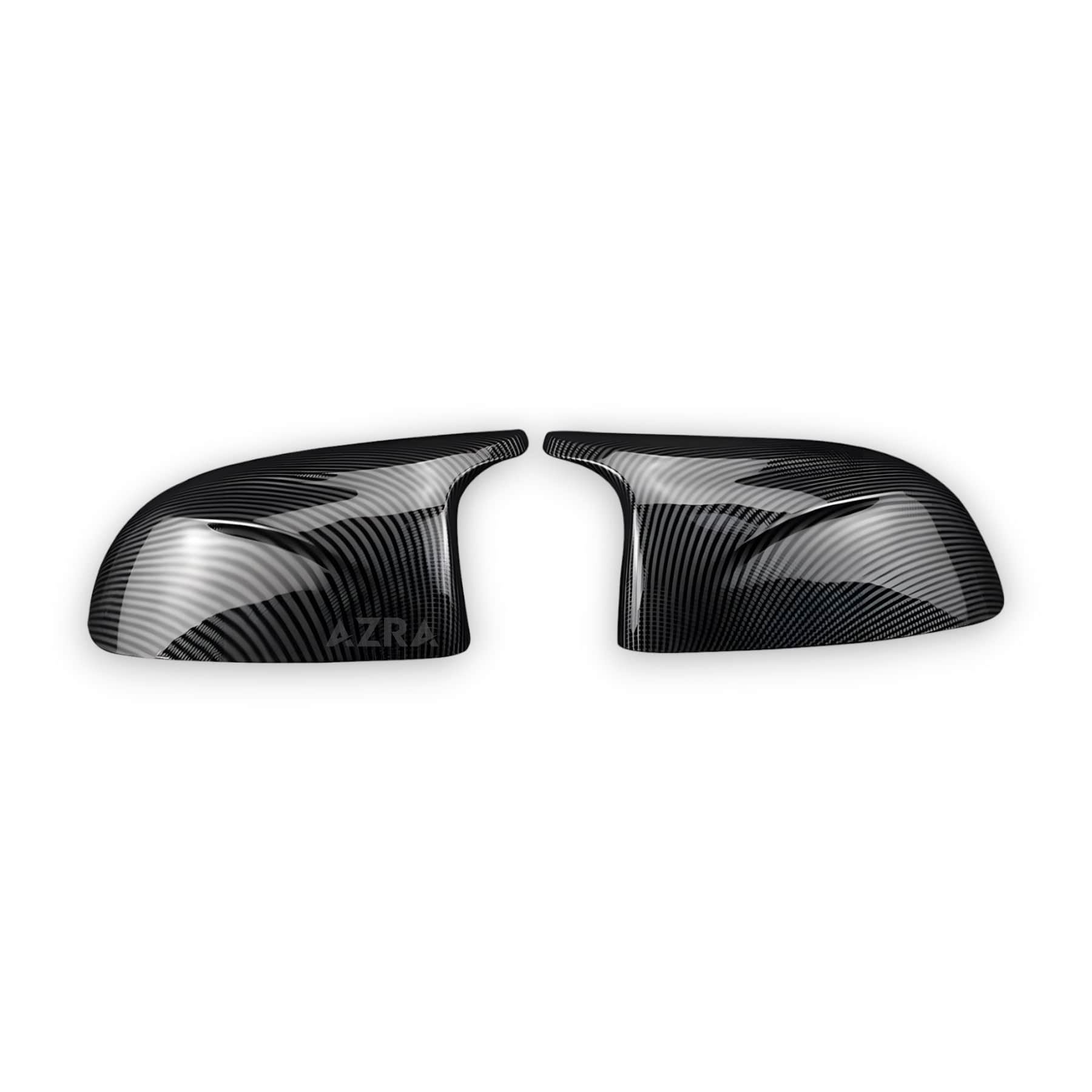 AZRA BMW X Models | G0X | Gloss Black / Carbon Print Mirror Caps Carbon Print