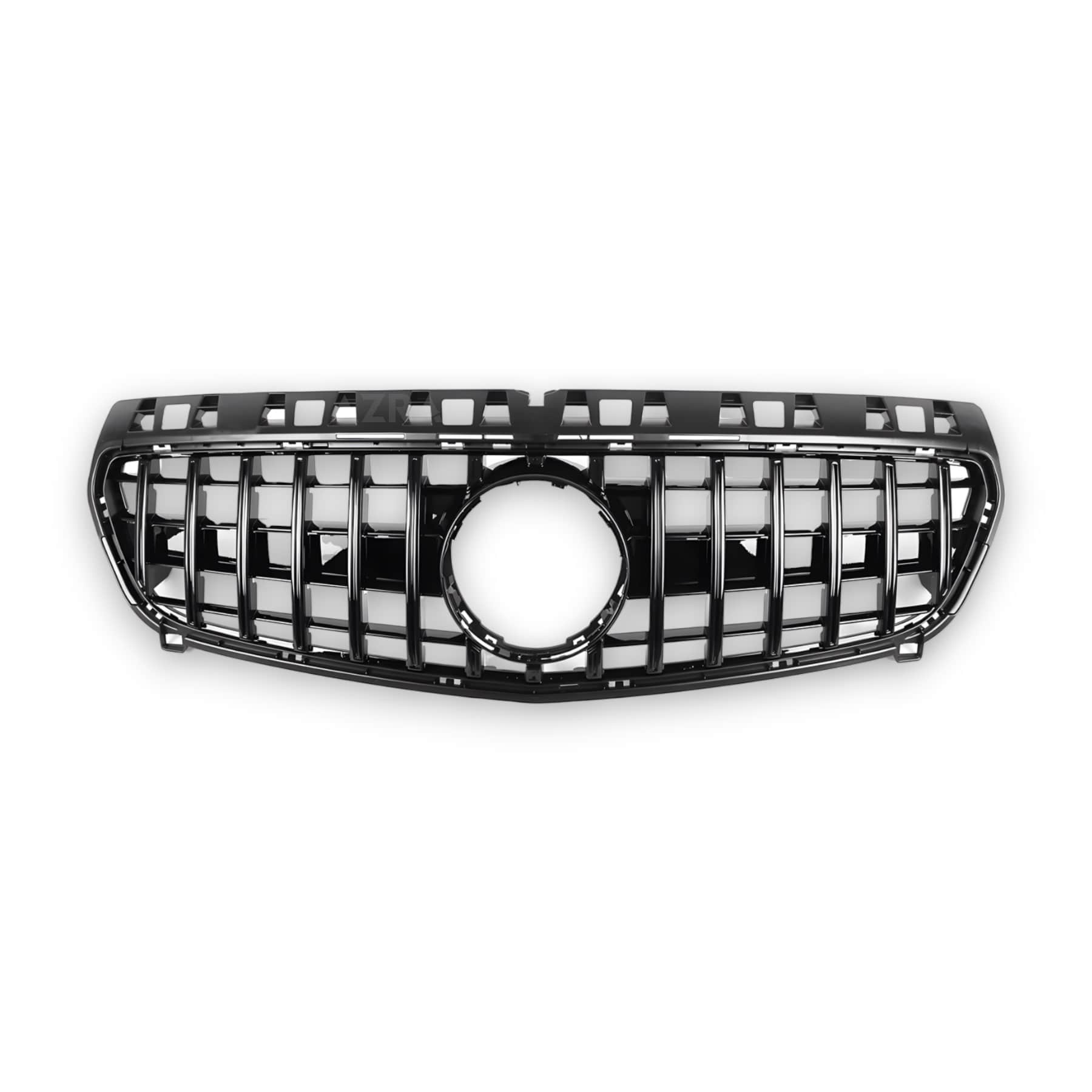 AZRA Mercedes-Benz A Class / A45 | W176 | AMG GT Panamericana Gloss Black / Chrome Front Grille | 2012 - 2015 Gloss Black