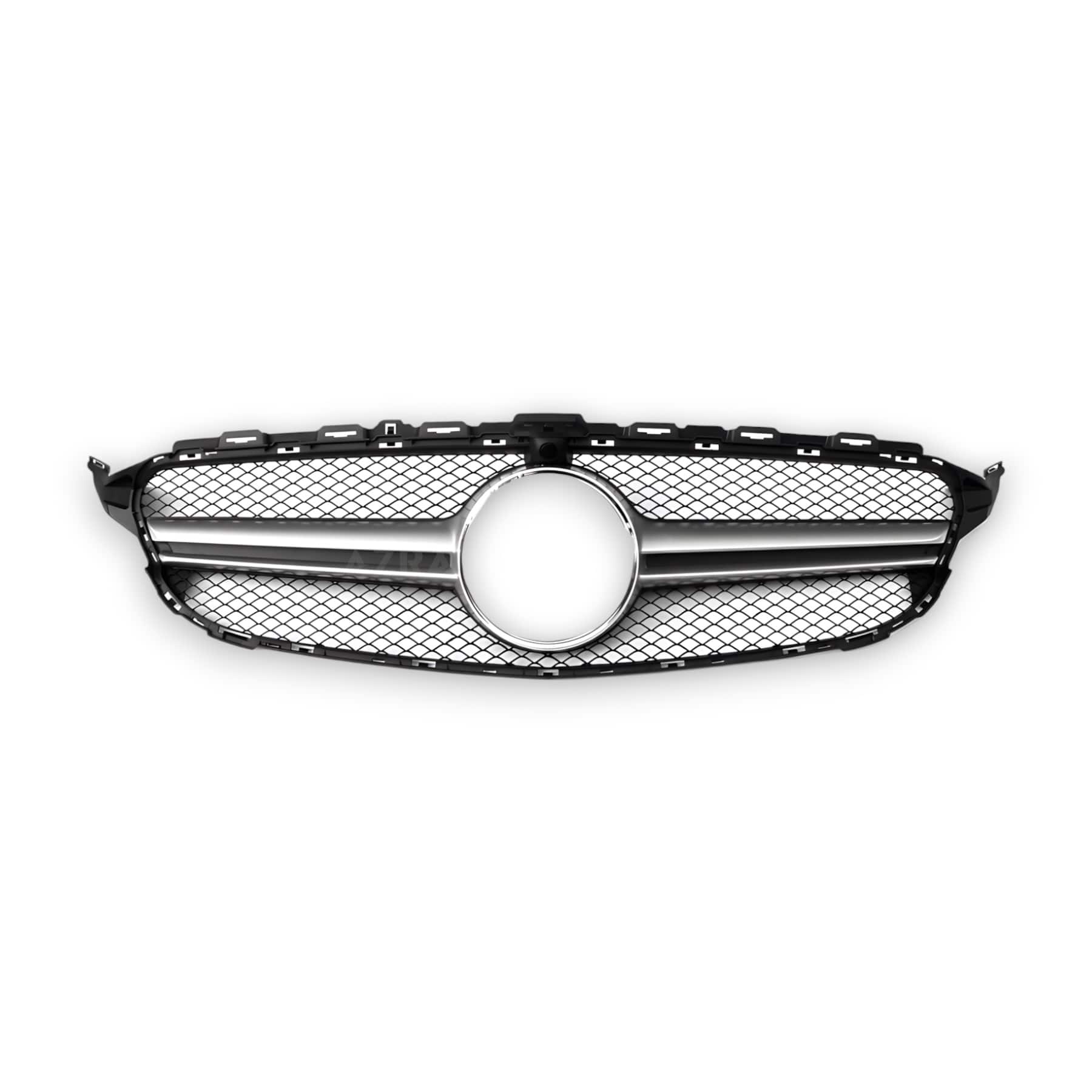 AZRA Mercedes-Benz C Class / C63 / C63s | W205/C205/S205/A205 | AMG Net Gloss Black / Chrome Front Grille | 2015 - 2018 Chrome