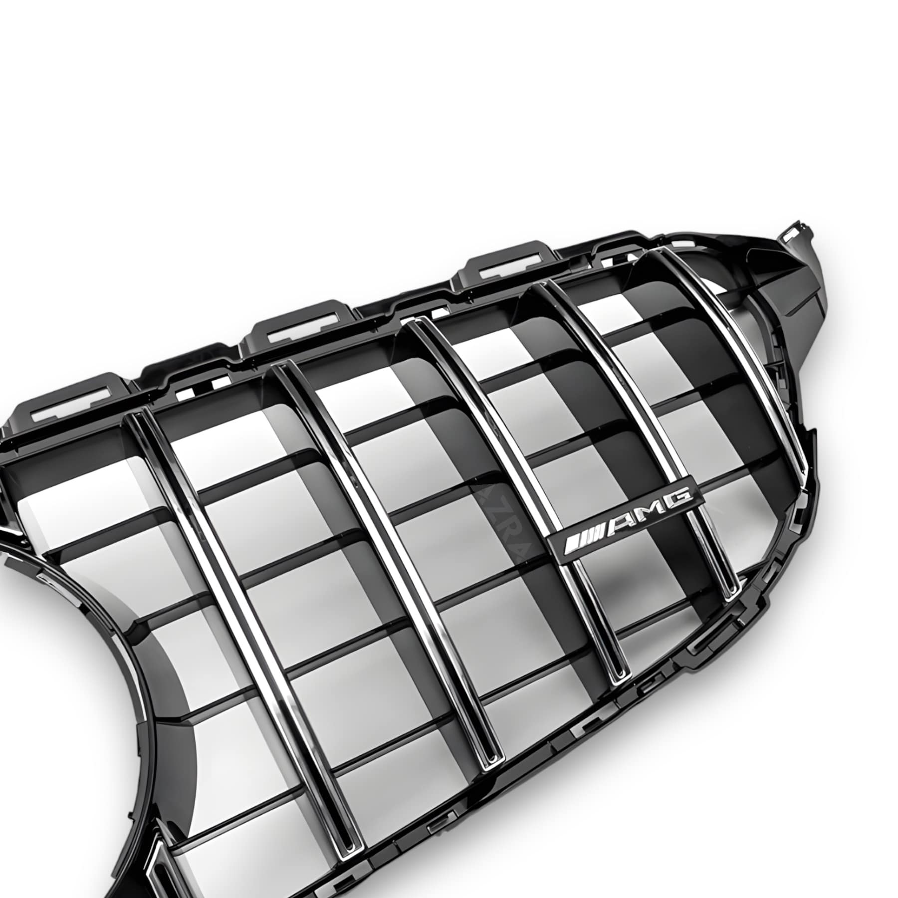 AZRA Mercedes-Benz C Class / C63 / C63s | W205/C205/S205/A205 | AMG GT Panamericana Gloss Black / Chrome Front Grille | 2015 - 2023 Chrome