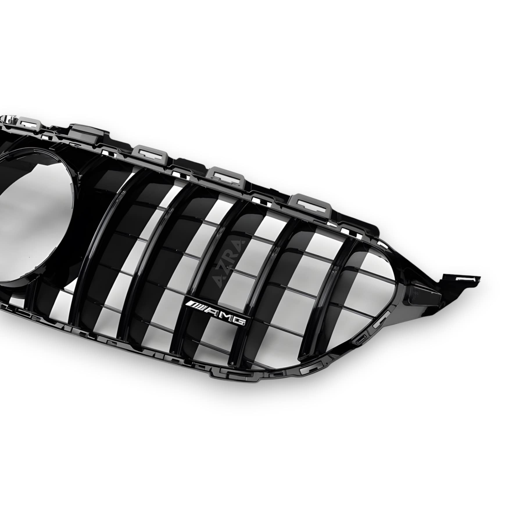 AZRA Mercedes-Benz C Class / C63 / C63s | W205/C205/S205/A205 | AMG GT Panamericana Gloss Black / Chrome Front Grille | 2015 - 2023 Gloss Black