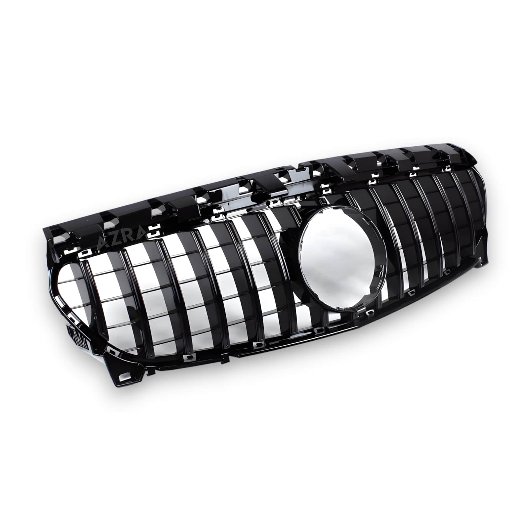 AZRA Mercedes-Benz CLA Class / CLA45 | C117 / X117 | AMG GT Panamericana Gloss Black / Chrome Front Grille | 2014 - 2019 Gloss Black