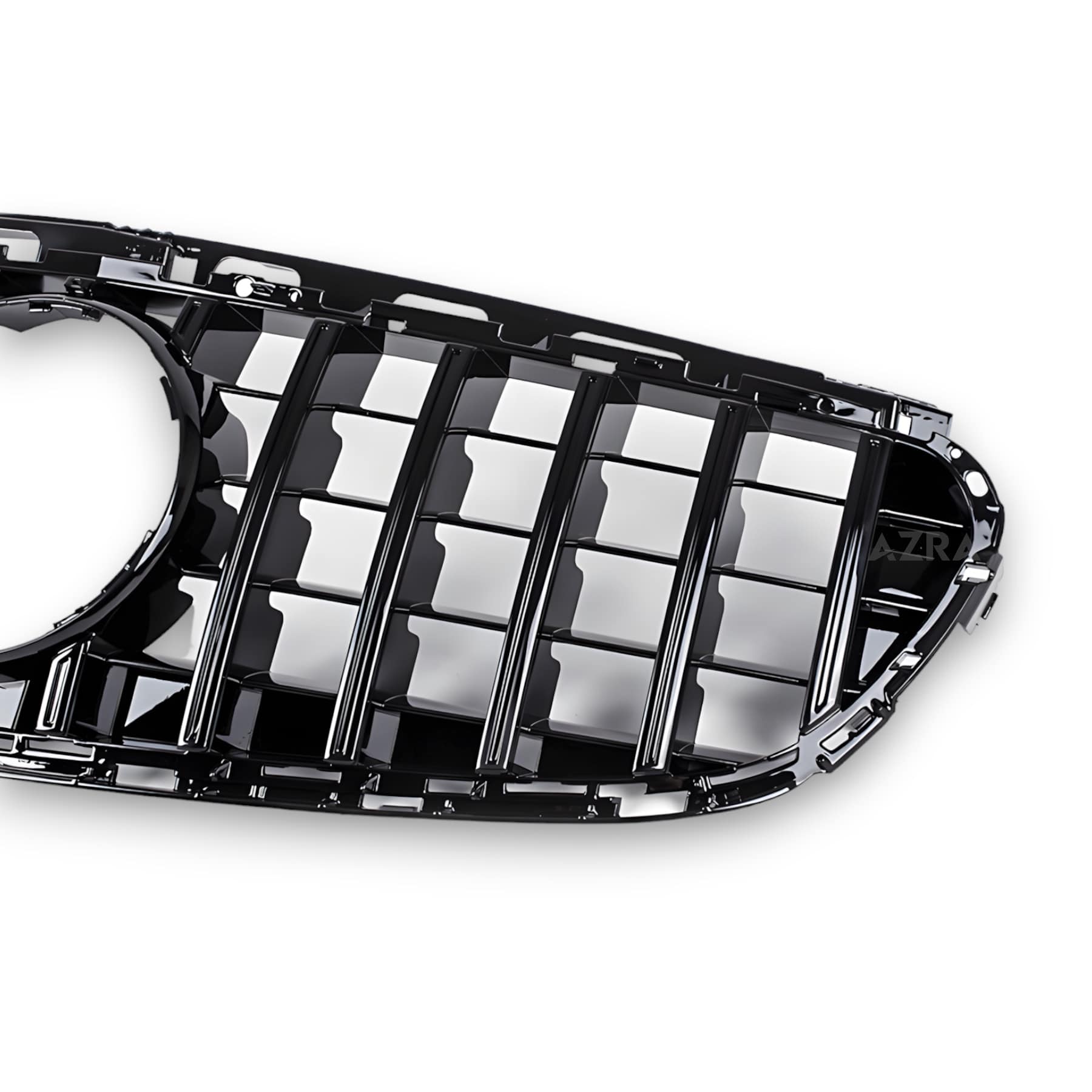 AZRA Mercedes-Benz E Class / E63 / E63s | W212 | AMG GT Panamericana Gloss Black / Chrome Front Grille | 2013 - 2016 Gloss Black