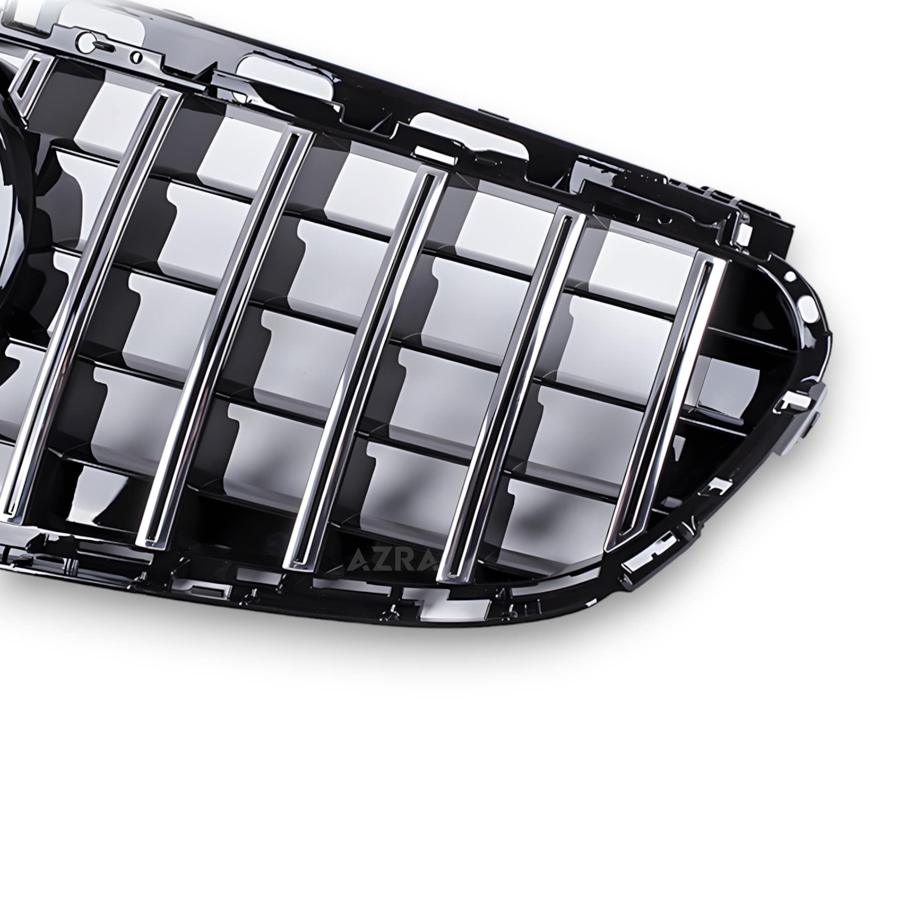 AZRA Mercedes-Benz E Class / E63 / E63s | W212 | AMG GT Panamericana Gloss Black / Chrome Front Grille | 2013 - 2016 Chrome