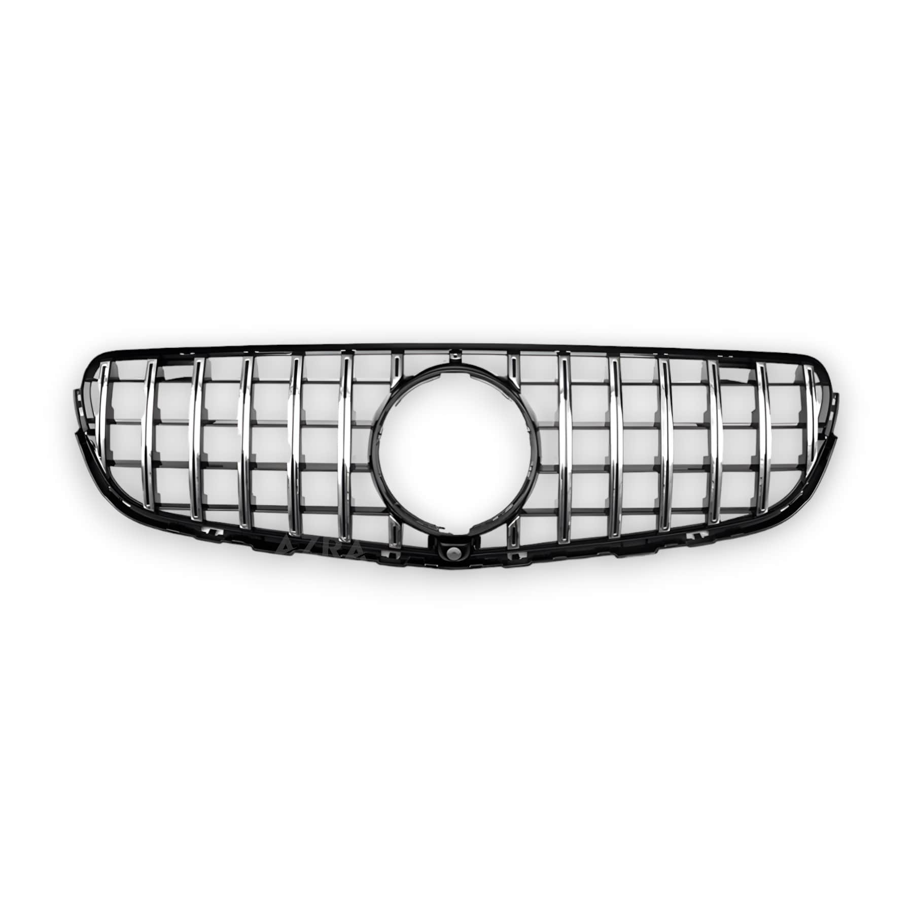 AZRA Mercedes-Benz GLC Class / GLC63 / GLC63s | X253/C253 | AMG GT Panamericana Gloss Black / Chrome Front Grille | 2015 - 2019 Chrome