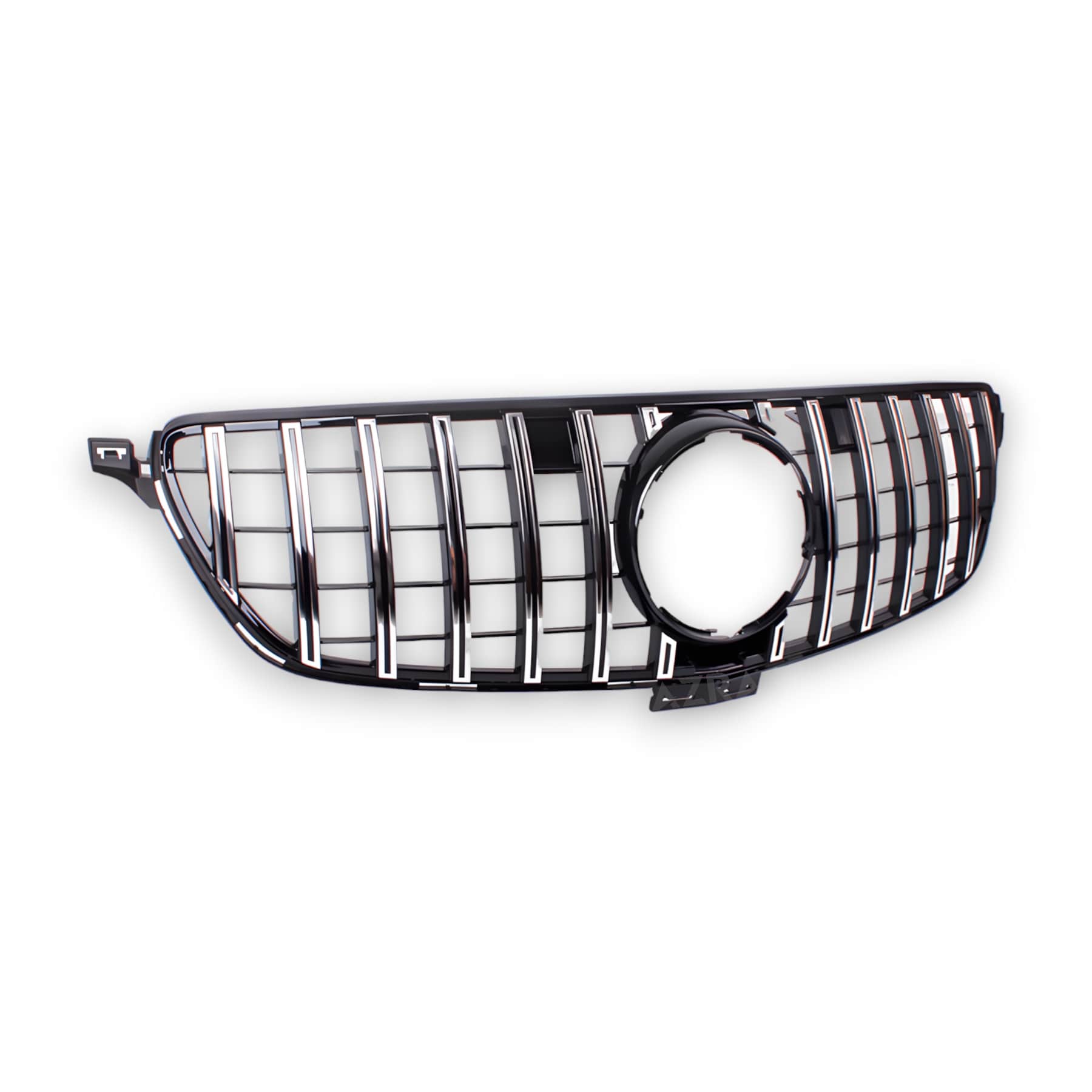 AZRA Mercedes-Benz GLE Class / GLE63 / GLE63s | W292/C292 | AMG GT Panamericana Gloss Black / Chrome Front Grille | 2015 - 2019 Chrome