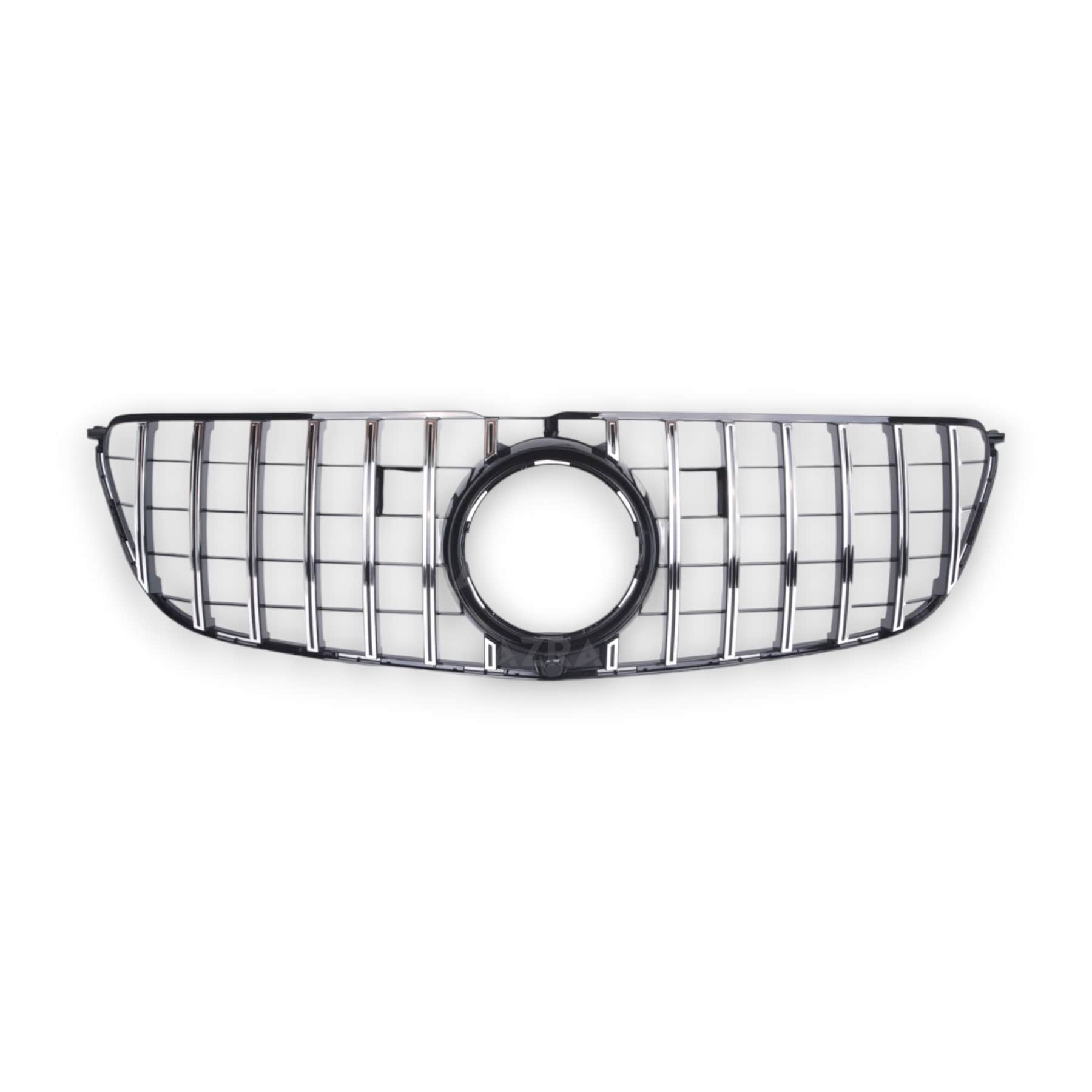 AZRA Mercedes-Benz GLS Class | X166 | AMG GT Panamericana Gloss Black / Chrome Front Grille | 2016 - 2019 Chrome