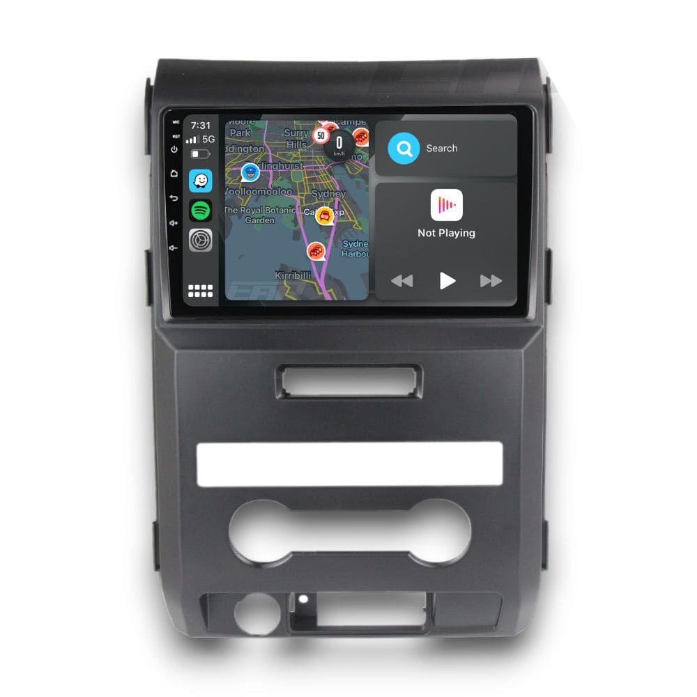 Ford F-150 (2008 - 2014) Multimedia 9" Touchscreen Display + Built-In Wireless Carplay & Android Auto