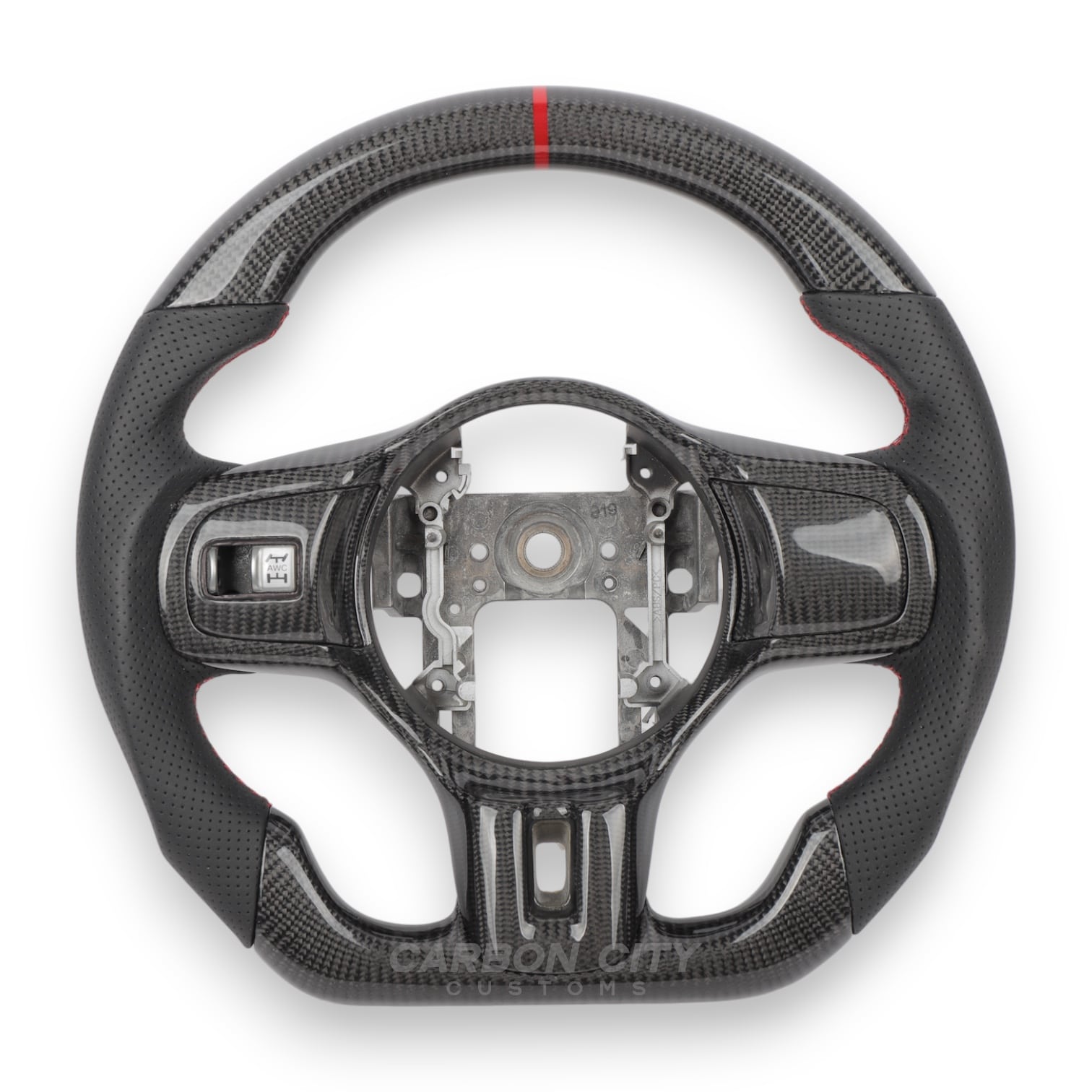 Mitsubishi Lancer Evolution X Style Customizable Steering Wheel