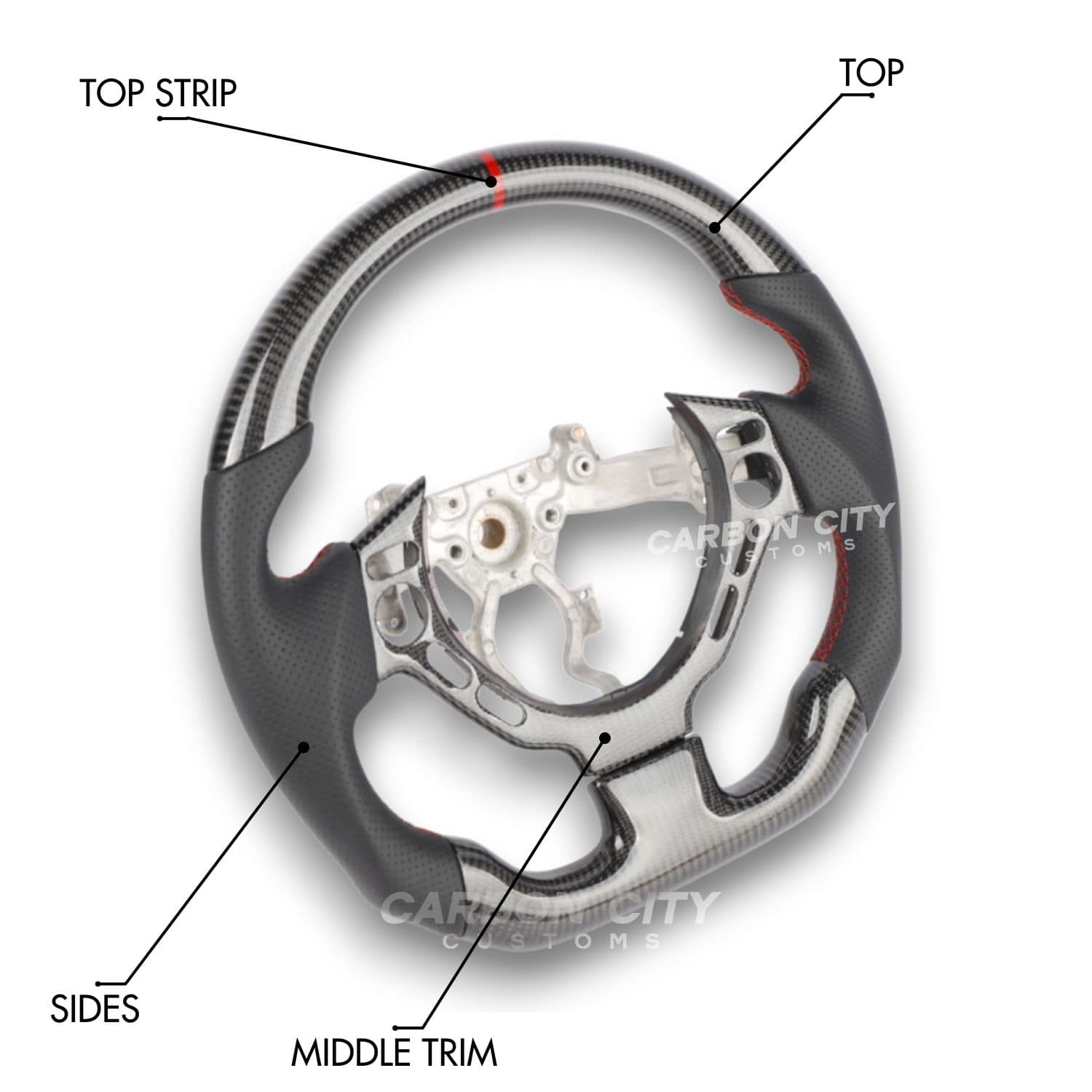 Nissan GT-R R35 (2007 - 2015) Style Customizable Steering Wheel