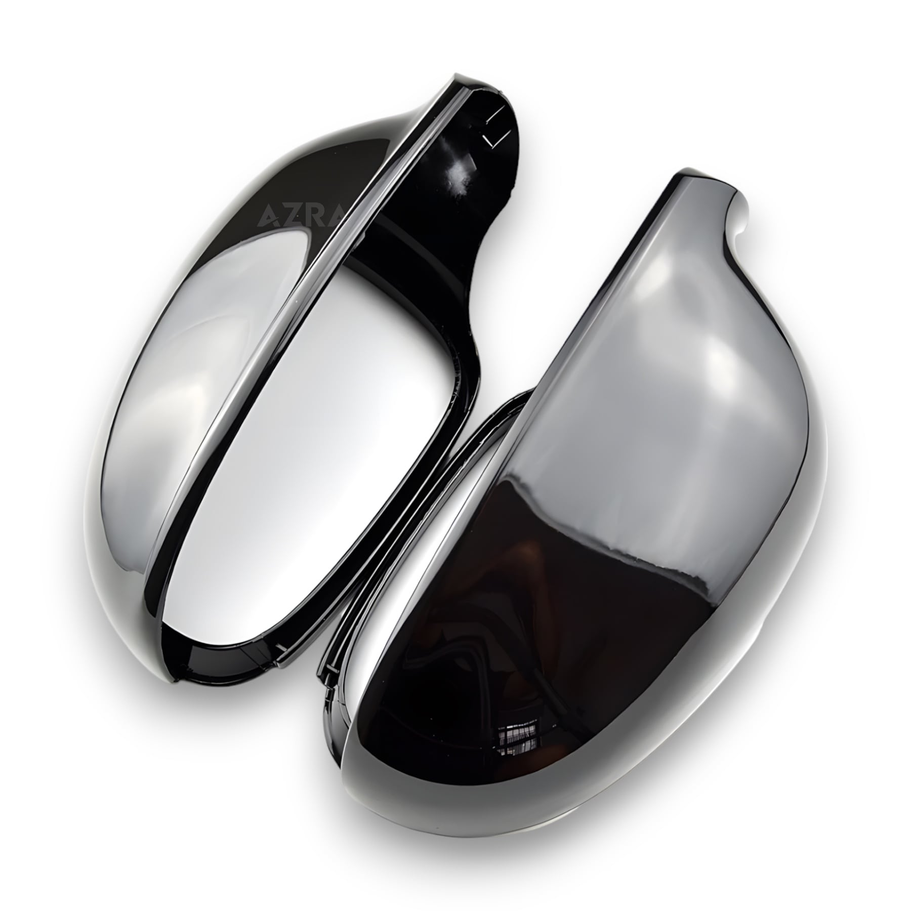 AZRA Volkswagen Golf Mk5 / Jetta / Passat | Gloss Black / Carbon Print Mirror Caps Gloss Black