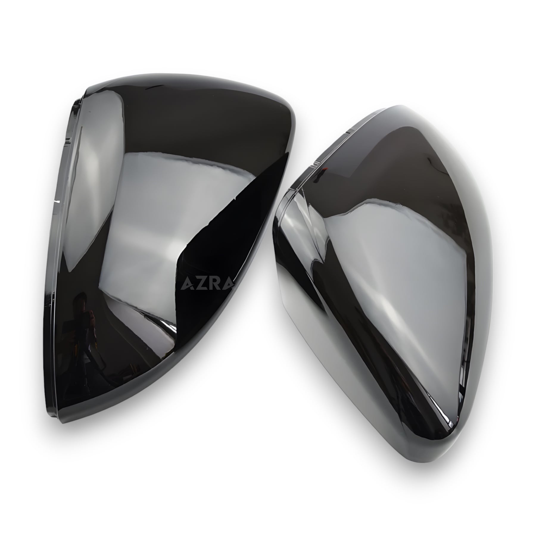 AZRA Volkswagen Golf Mk7 | Gloss Black / Carbon Print Mirror Caps Gloss Black