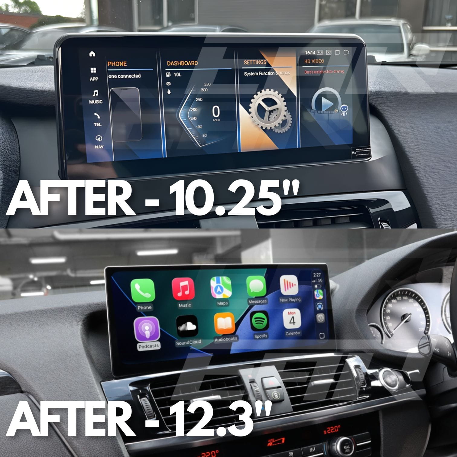 BMW X3/X4 | F25/F26 | 10.25"/12.3" Linux CarPlay/Android Touchscreen Display | 2010 - 2017