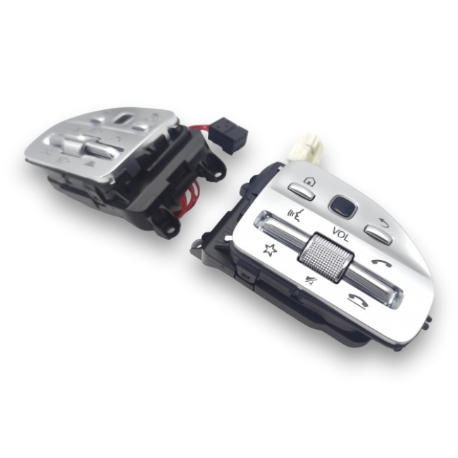 Mercedes Benz Genuine OEM Silver AMG Buttons | A Class | C Class | E Class | G Class | S Class | AMG GT | 2019+