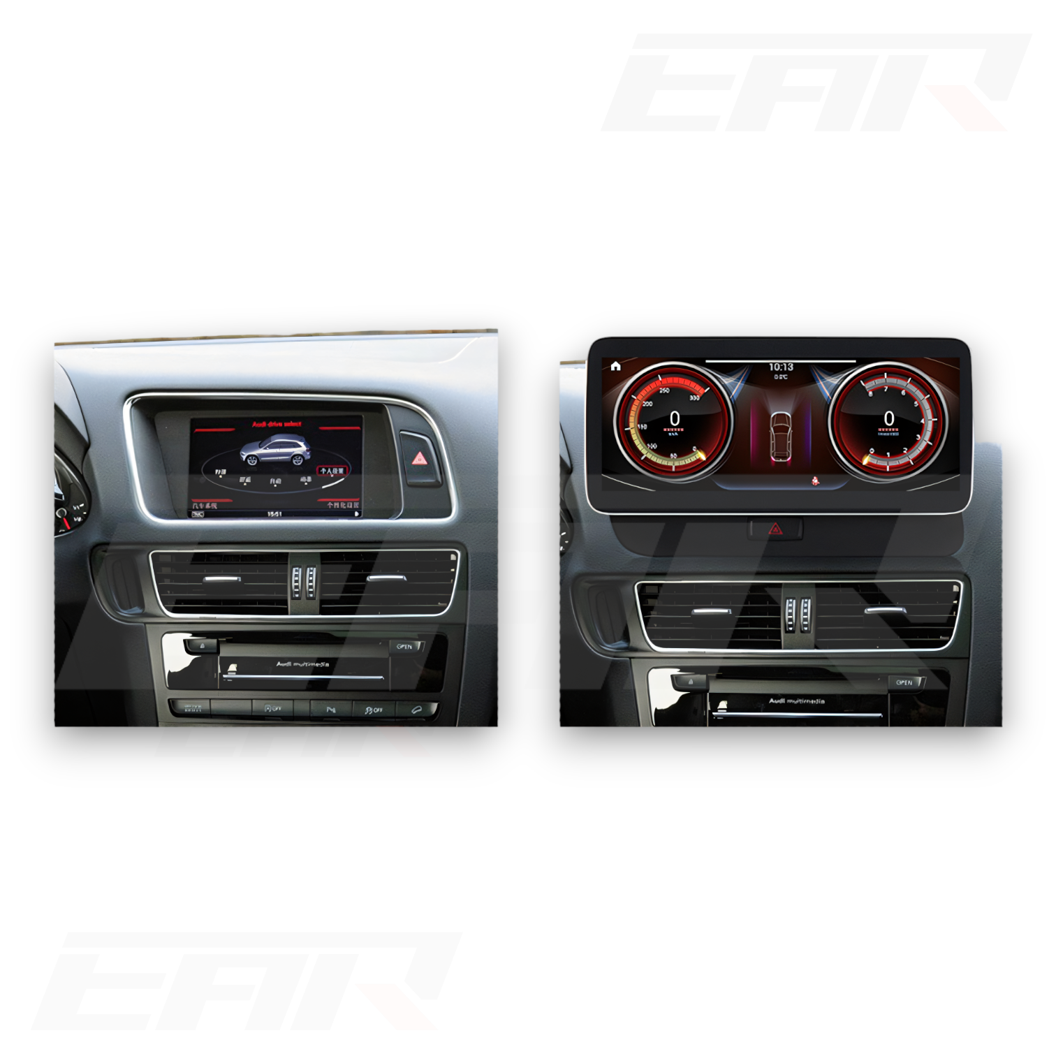 Audi Q5/SQ5 | 8R | Android 13.0 Multimedia 10.25"/12.5" Touchscreen Display + Built-In Wireless Carplay & Android Auto | 2008 - 2017