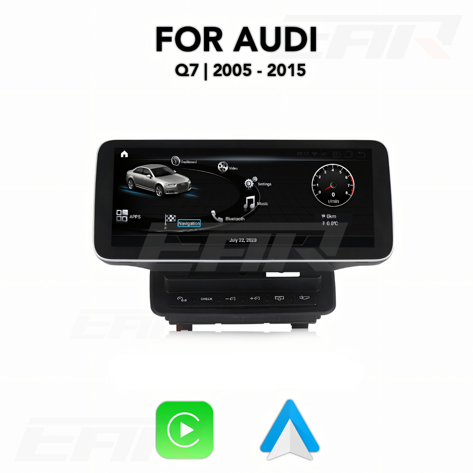 Audi Q7/SQ7 | 4L | Android 13.0 Multimedia 10.25"/12.5" Touchscreen Display + Built-In Wireless Carplay & Android Auto | 2005 - 2015