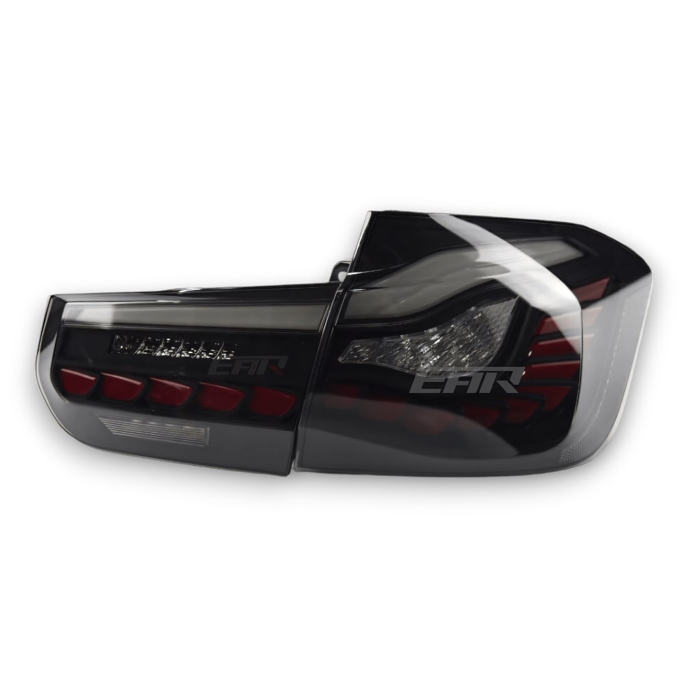 BMW 3 Series F30 & F80 GTS Style OLED Sequential Tail Lights GTS Smoked 1