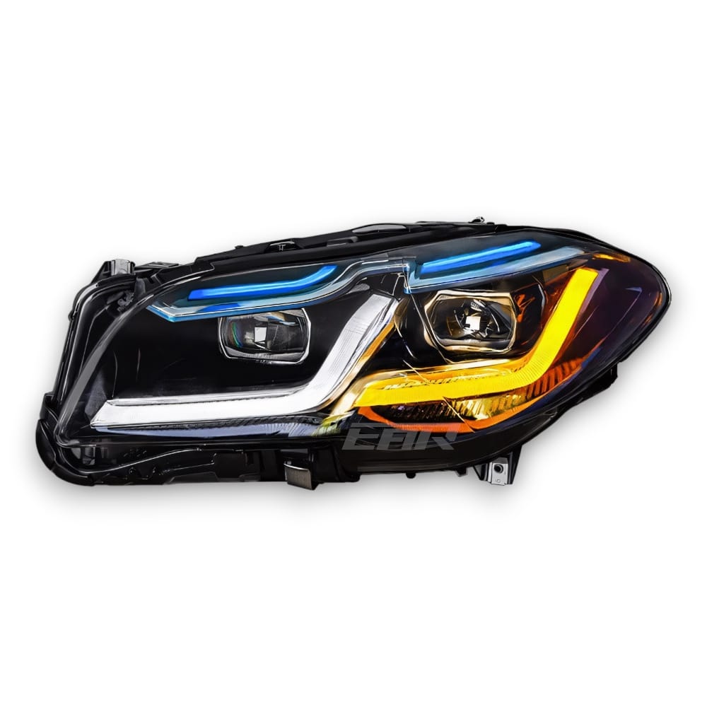 BMW 5 Series F10/F18 Xenon Angel LED G Chassis Style Headlights (2011 - 2017) (Plug & Play)