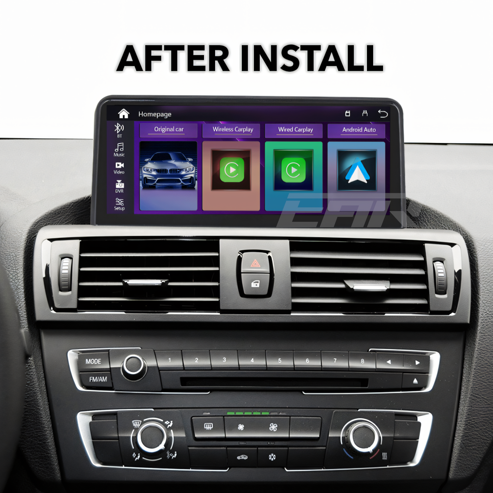 BMW 1 & 2 Series F20/F21/F22/F23 8.8"/10.25" Multimedia Touchscreen Display + Built-in Wireless CarPlay & Android Auto | 2012 - 2016