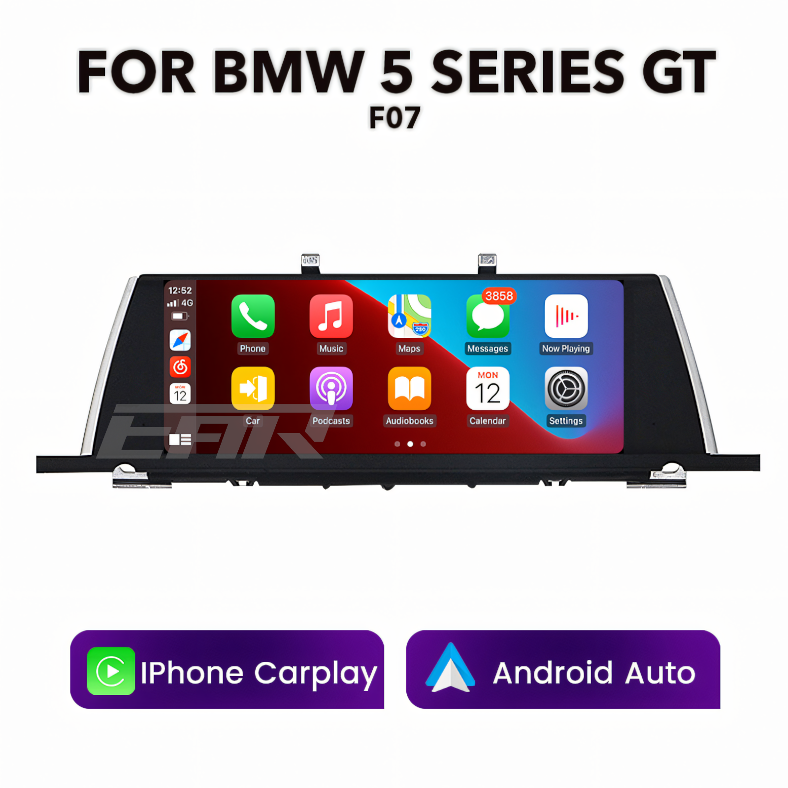BMW 5 Series GT F07 10.25" Multimedia Touchscreen Display + Built-in Wireless Carplay & Android Auto | 2010 - 2017